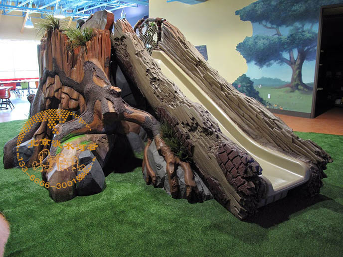 山西臨汾水泥雕塑幼兒園滑梯設計制作藝術化設計