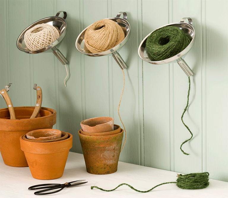 園藝工具存儲創意來組織植物花園的棚屋等戶外空間（下）