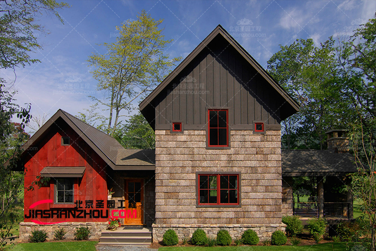 河南南陽(yáng)森系高顏值仿真樹(shù)皮民宿裝修 快捷省力時(shí)尚