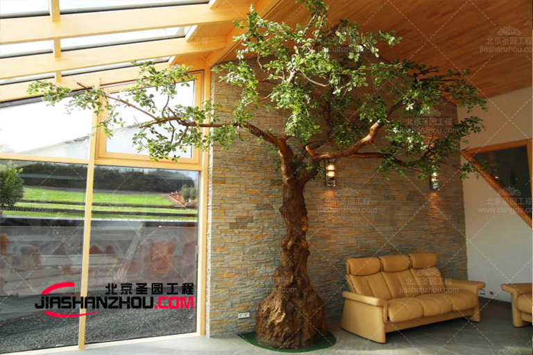 海南網紅仿真樹皮酒店走紅 外形仿照大樹而建