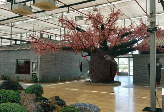 仿真梅花樹.jpg 仿真梅花樹