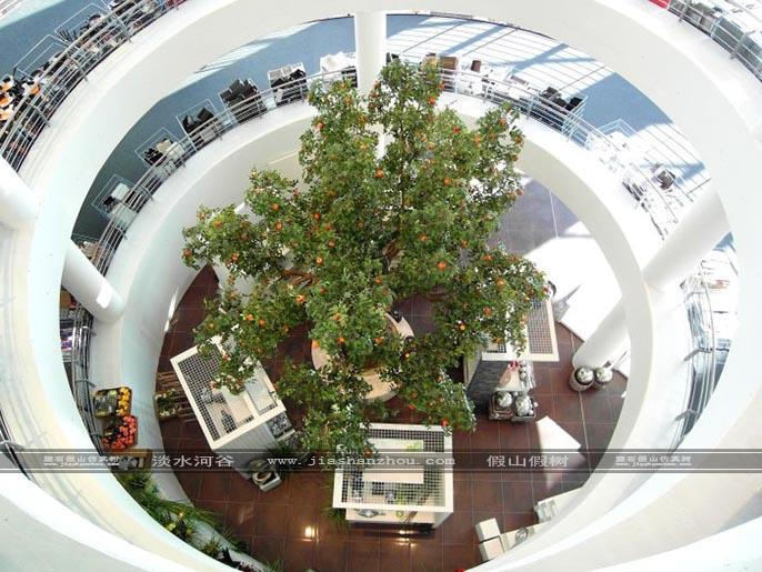 仿真樹葉室內裝飾效果.jpg 仿真樹葉室內裝飾效果