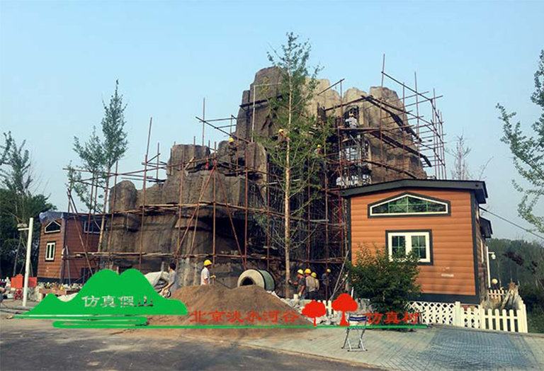 水泥假山.jpg 水泥假山