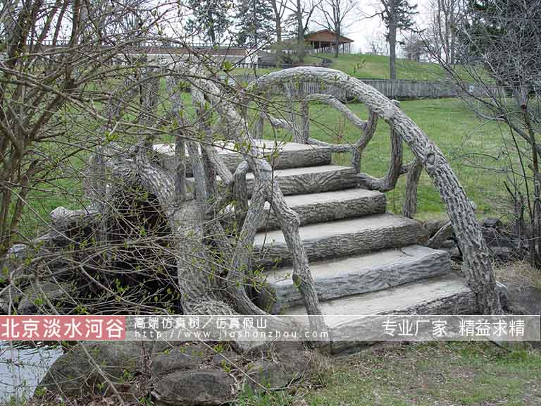 水泥仿木橋.jpg 水泥仿木橋