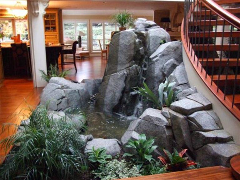 室內假山景觀圖片大全