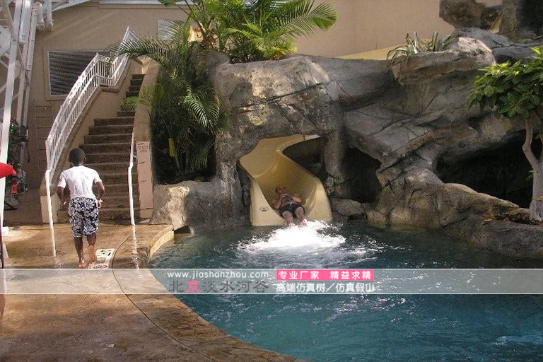 室內假山假樹景觀圖片.jpg 室內假山假樹景觀圖片