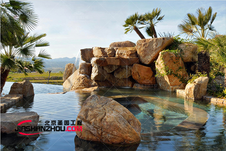 塑石假山水池.jpg 塑石假山水池