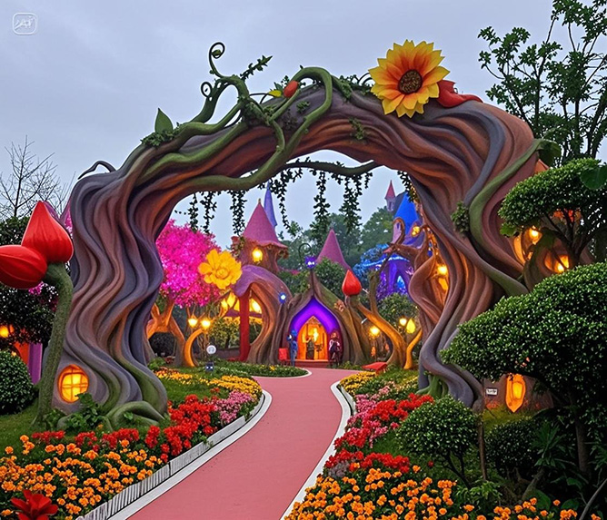 生態(tài)園大門