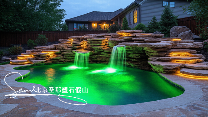 假山水池