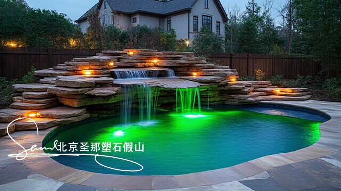 假山水池