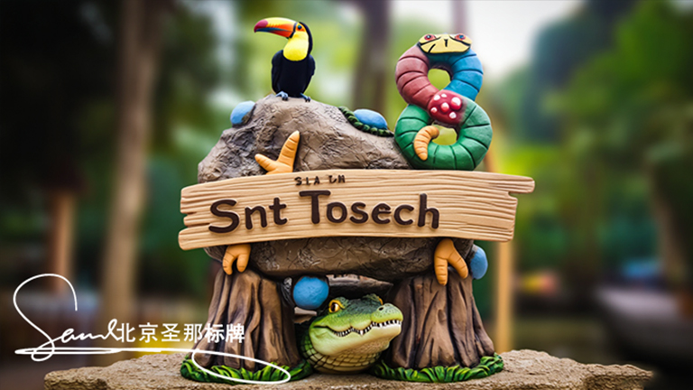 水泥仿木標識牌