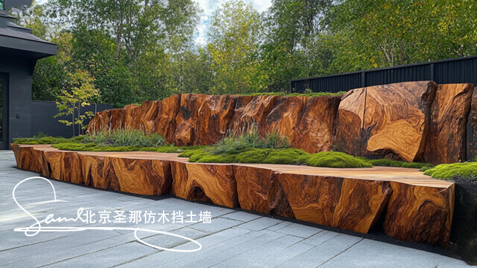 水泥仿木擋土墻.png 水泥仿木擋土墻