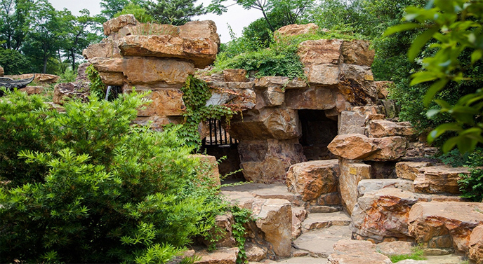 黃石假山