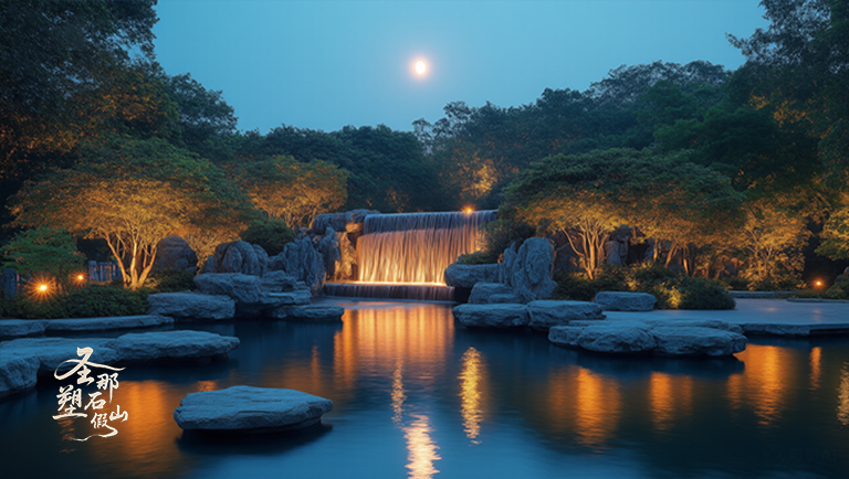 水泥假山.jpg 水泥假山