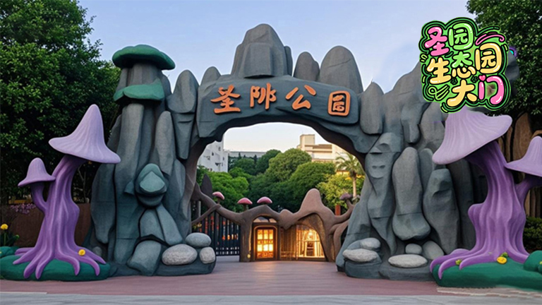 仿真假山大門.jpg 仿真假山大門